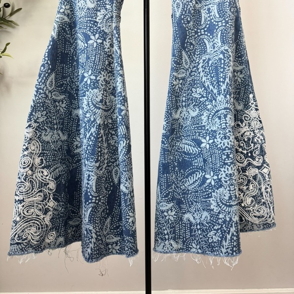 Free People Embellished Float On Flare Jeans 24 - Picture 6 of 10